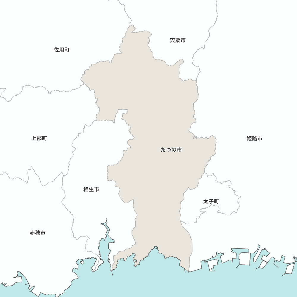 たつの市の地図