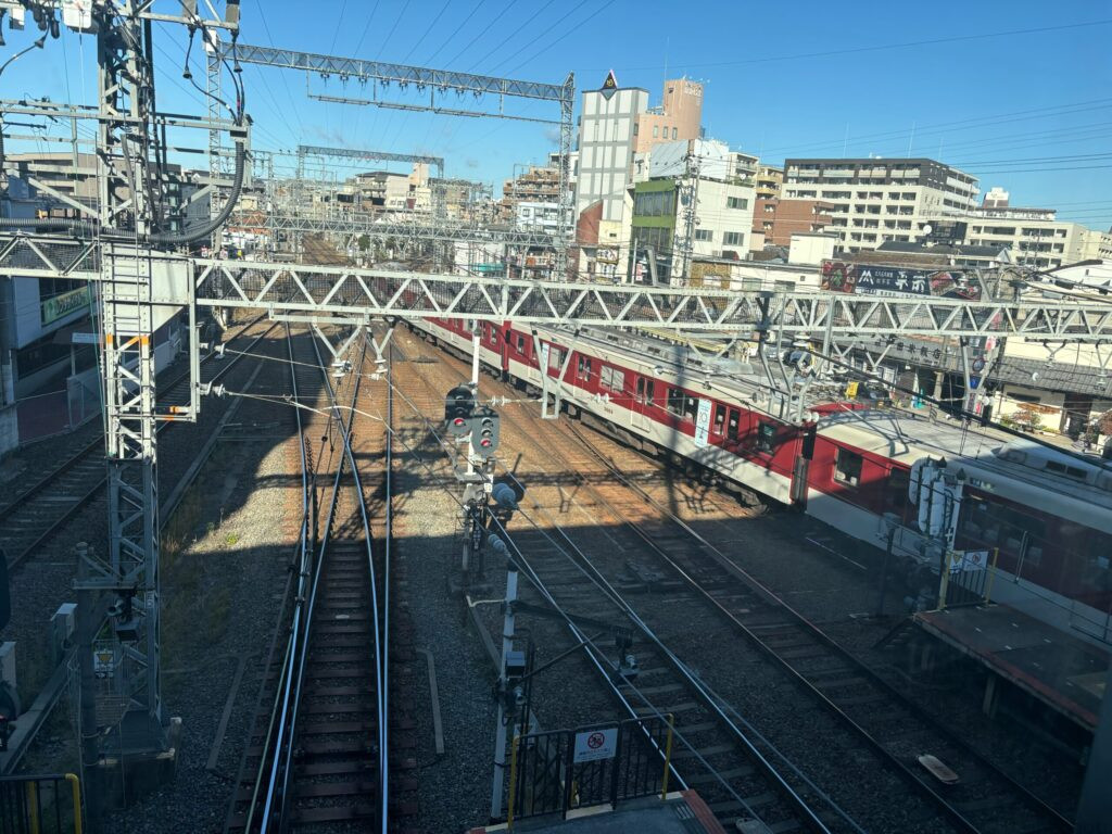 大和西大寺駅 展望デッキ