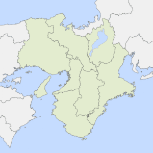 近畿地方の地図