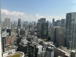 リッツカールトン大阪からの景色