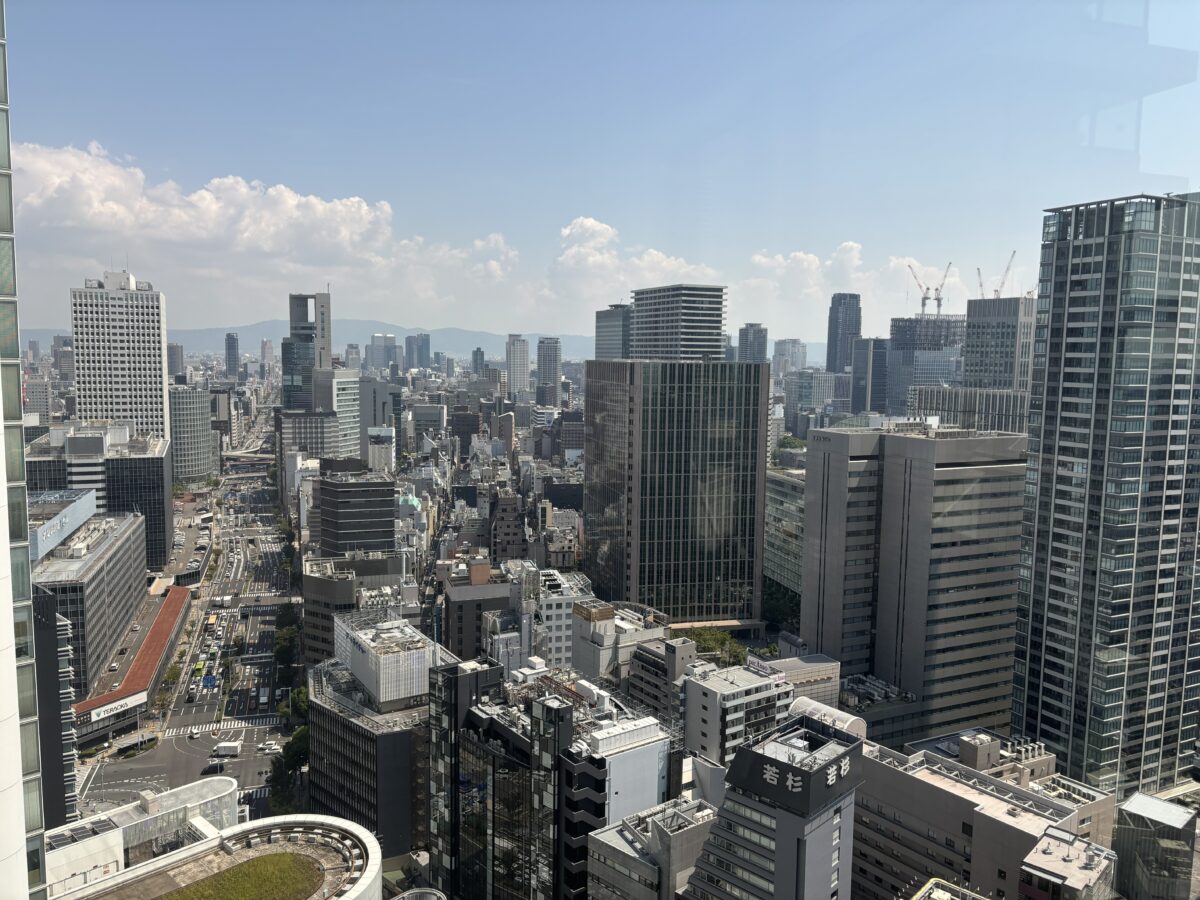 リッツカールトン大阪からの景色